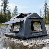 Tente de toit de voiture gonflable Zentopia pour le camping en toutes saisons, imperméable, pour 4x4, pas de montage requis