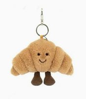 Porte-clés en peluche ours de dessin animé moelleux, design animaux et aliments variés, en coton doux rembourré, breloque de sac, pendentif, souvenir, décoration, cadeau pour 14 ans et plus