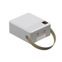 Batterie externe ultra haute capacité 100000 mAh, charge rapide 22,5 W, pack de batteries 60000 mAh, 80000 mAh, batterie externe d'urgence