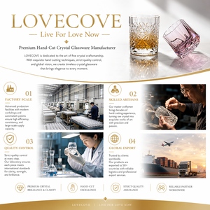 Vaso de Whisky o <span class=keywords><strong>Cerveza</strong></span> Hecho a Mano, Estilo Japonés Edo Kiriko, Diseño Circular Bohemio Clásico, Soplado a Mano, Colorido, Capacidad de 270 ml, para Fiestas - Product Image 6