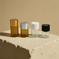 Vente en gros, plusieurs options de capacité : 1 ml, 2 ml, 3 ml, 4 ml, 5 ml, flacon en verre, petite bouteille en verre, haute qualité