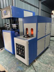 מקצועי יצרן חצי אוטומטי פלסטיק pet בקבוק נושבת בקבוק מכונת דפוס מכת - Product Image 5