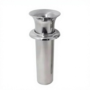 Japanese <strong>Grave</strong> <strong>Flower</strong> Vase, 304 Stainless Steel Memorial <strong>Flower</strong> <strong>Holder</strong> - Product Image 1