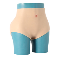 Coussinets de hanche en silicone de grande taille Taille haute Butt Lifter Triangle Shapewear pour amélioration invisible et mise en forme du corps Crossdresser
