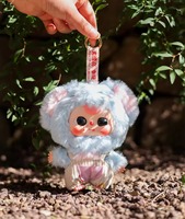 100% Authentique Baby Three Little Cutie 3ème Génération Mignonne Poupée en Vinyle et Peluche Boîte Mystère Breloques Porte-clés Pendentif Tendance et de Collection