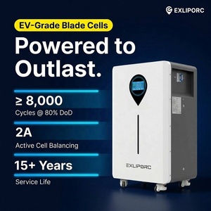 แบตเตอรี่สำรองพลังงานบ้าน EV Grade Blade Cell 16kWh 51.2V 314Ah LiFePO4 8000 รอบการใช้งาน พร้อม WiFi APP RS485 CAN รองรับพลังงานแสงอาทิตย์ - Product Image 1