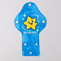 Porte-monnaie transparent en PVC avec bouton-pression, porte-clés chien de dessin animé, breloque de sac, support pour écouteurs/rouge à lèvres/cartes, ultra-léger et portable
