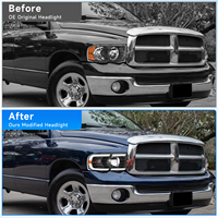 High Quality LED Automotive Headlight for 2002-2005 Dodge Ram Headlights