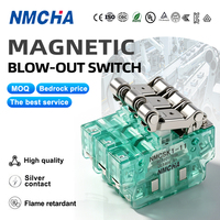 Micro-interrupteur magnétique en plastique NMCSK1-33, type levier à trois rouleaux, électrique 3A 220V