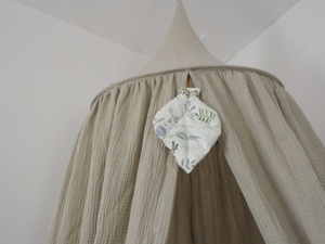 Baldacchino per culla in mussola di cotone organico al 100% - Product Image 5