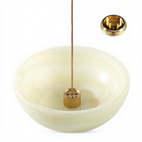 Brûleur d'encens religieux inspiré du Zen, personnalisable, en marbre, pour l'intérieur, diffuseur d'aromathérapie, encensoir en marbre, produit très vendu
