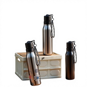 Modern Design Titanium Insulated Cup for Outdoor Camping Sports & <b>Exercise</b> Handle for Giveaways - Product Image 1