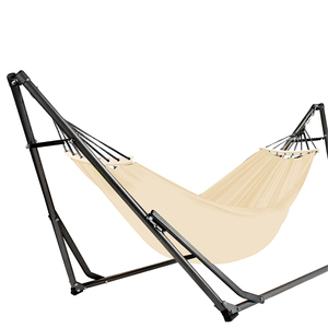 Hamaca <span class=keywords><strong>de</strong></span> tubo <span class=keywords><strong>de</strong></span> hierro <span class=keywords><strong>de</strong></span> acero inoxidable, cama duradera para acampar, precio <span class=keywords><strong>de</strong></span> fábrica - Product Image 4