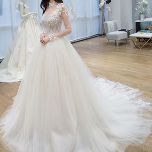 ชุดเดรสเจ้าหญิงแขนยาว2ชิ้นสำหรับผู้หญิงชุดราตรีงานเลี้ยงแบบหรูหราทันสมัย - Product Image 3