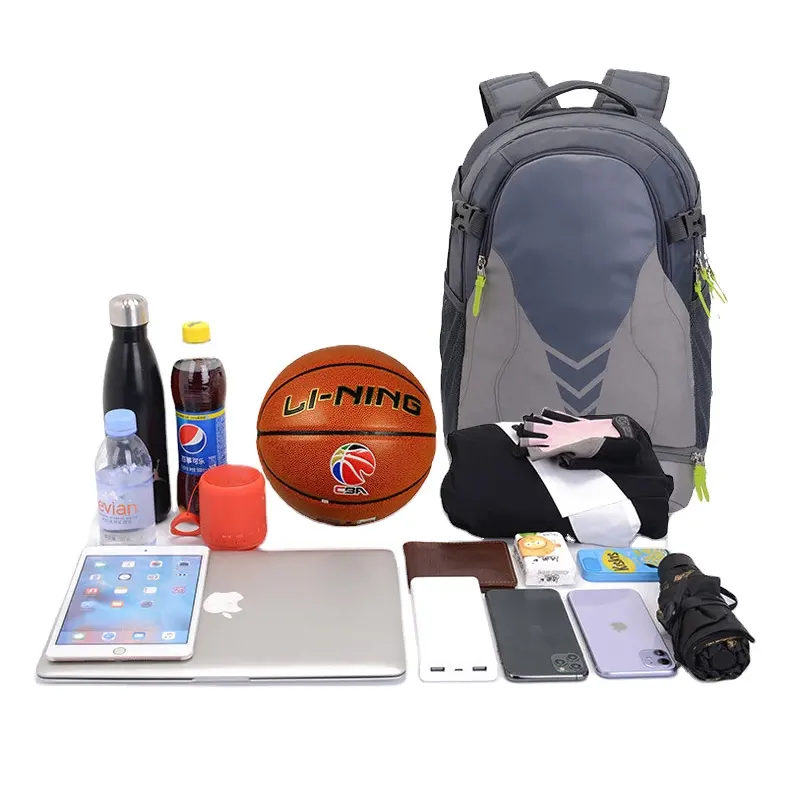 Zaini da allenamento con Logo personalizzato zaini sportivi da calcio borse con scarpa zaino da basket da uomo con tasca a sfera