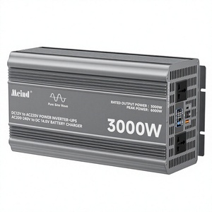Onduleur solaire hors réseau 3000W 12V vers <span class=keywords><strong>220V</strong></span> avec surtension de 6000W et <span class=keywords><strong>chargeur</strong></span> de batterie CA pour <span class=keywords><strong>camping</strong></span>-<span class=keywords><strong>car</strong></span> et usage domestique - Product Image 4