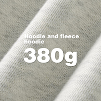 Sudadera con Capucha Extra Grande de Lujo para Hombre SK 380G, Tejido Grueso de Felpa Francesa, Unisex, Ropa Urbana de Invierno, Logotipo Personalizado y Estampado Hip Hop