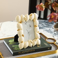 Marco de Fotos Creativo y Ecológico Flolenco Hecho a Mano en 3D con Diseño de Limón Texturizado en MDF y Cuero para Decoración del Hogar y Escritorio