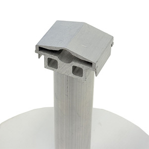 Base en aluminium de support de conducteur de foudre avec jupe de membrane imperméable pour la protection de <span class=keywords><strong>toit</strong></span> <span class=keywords><strong>plat</strong></span> - Product Image 3