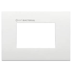 Placca da Parete Antibatterica Bianca Vimar 12,2x9 Cm - Product Image 1