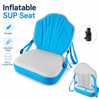 Asiento Inflable para Kayak SUP, Asiento Ajustable para Tabla de Paddle con Bolsillo de Almacenamiento, Venta al Por Mayor OEM