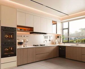 Gabinetes de Cocina de Lujo, Diseños Elegantes en Madera y Materiales de Primera Calidad para un Aspecto Opulento, Madera Contrachapada - Product Image 2