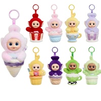 Nouvelle Sortie 100% Original 8 Pièces/Ensemble POP Teletubbies Afternoon Tea Diary Series Boîte Mystère Adorables Poupées en Peluche Porte-clés Dessins Animés