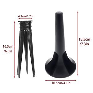 Portátil dobrável 5-leg tamanho pequeno Stand Metal pé base 5 pés instrumento musical segurança estável - Product Image 3