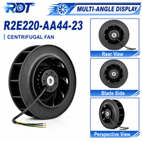 Ventilador Centrífugo Industrial de Bajo Consumo R2E220-AA44-23 230V 220mm Original Alemania Equipo de Refrigeración para Automatización