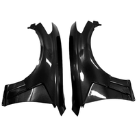 Pour Infiniti Q70, ailes en fibre de carbone, kit carrosserie pare-boue perforé style BFA, pare-chocs