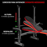 Banc de musculation pliable professionnel EIGFOH, entraînement de force, inclinaison réglable, déclinaison, station d'entraînement plate, modèle moderne CN