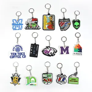 Nhà máy-keychain phụ kiện số lượng lớn 2D/3D PVC Tùy chỉnh Keychain