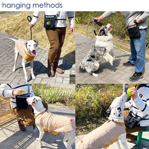 Free sample Waxed Canvas <b>Dog</b> Treat Bag for Outdoors Portable Puppy <b>Dog</b> <b>Training</b> Treat <b>Pouches</b> with Hooks Hand Free Pet Snack Bag - Product Image 6