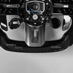 Volant en fibre de carbone adapté aux Mercedes-Benz ML W164 W166 W211 W212 C117 C118 W251 W176 W204 W205 C63s AMG <span class=keywords><strong>GLA</strong></span> B GLB - Product Image 5