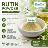 Poudre de Rutine Rainwood, Extrait de Rutine, Matière Première Botanique pour Compléments Nutritionnels et Applications Alimentaires Fonctionnelles