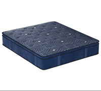Fournisseur de matelas en gros : Matelas à ressorts ensachés pour sommeil profond, confort doux, housse tricotée, matelas roulé en boîte avec soutien des bords