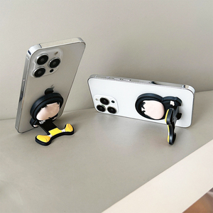 ที่จับโทรศัพท์แบบพับได้ PVC ลายการ์ตูน สำหรับโปรโมชั่น ทนทาน ใช้เป็นขาตั้งวางโทรศัพท์ได้ พร้อมกาวติดหลังโทรศัพท์ ใช้เป็นของขวัญได้ - Product Image 6