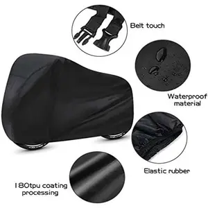 100% Polyester Oxford Material Customized Foldable Rain Cover UV Protection Waterproof For Outdoor Use On Bicycles Motorcycles