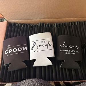 Enfriadores de bebidas personalizados para bienes inmuebles, aisladores de cerveza, regalos de boda, recuerdos de ensayo - Product Image 5