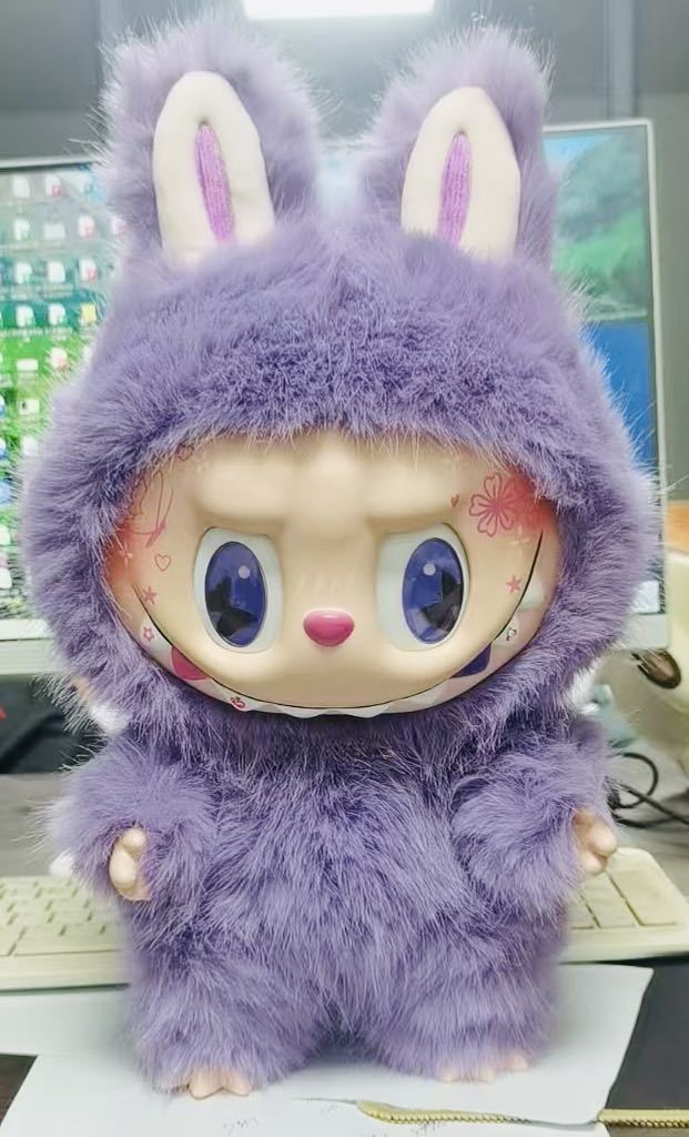 ぬいぐるみ LABUBU38cm 38cm Big Plush Doll Labubu Fashion Accessories Vinyl Home