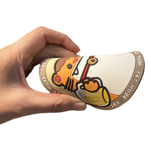 Precio de fábrica impermeable resistente al calor PVC goma de silicona café bebida cerveza Coster redondo colorido taza posavasos con logotipo personalizado - Product Image 2