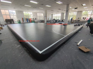 Terrain de basket gonflable avec logo personnalisé et <span class=keywords><strong>matelas</strong></span> de gymnastique rebondissant pour entraînement sportif - Product Image 3