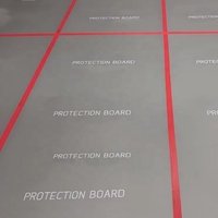 Panneau de flûte en plastique à âme creuse en feuille de polypropylène à double paroi rouleaux de protection de sol en plastique ondulé