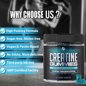 Gomitas de Creatina Monohidratada Vegana de Marca Propia Ausreson, Suplemento Pre-Entrenamiento, 5000 mg de Creatina - Product Image 4