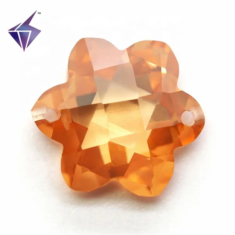 Most Popular Flower Cut Loose Synthetic Cubic Zirconia for Jewelry
