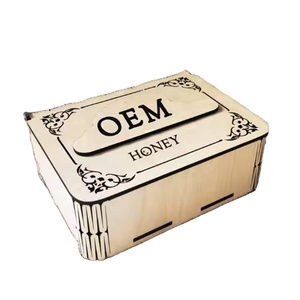 Sachets de miel d'abeille naturel OEM personnalisés en <span class=keywords><strong>bois</strong></span> avec estampage, gaufrage et finition vernie - Product Image 1