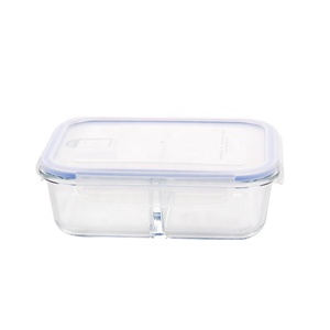 Borosilicate <strong>Glass</strong> <strong>Food</strong> <strong>Container</strong> with Airtight Lid Takeaway Lunch Box - Product Image 3