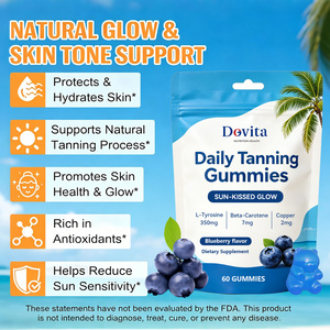 Gomitas Bronceadoras Naturales de Fórmula Avanzada para una Piel Radiante con Extractos Vegetales Puros, Solución de Bienestar, Gran Venta - Product Image 3