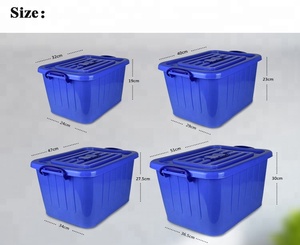 Nhà lưu trữ tổ chức bán buôn đa chức năng quần áo tổ chức xếp chồng lên nhau nhựa lưu trữ hộp & Thùng - Product Image 3