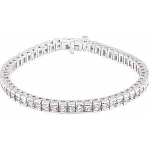 Bracelet tennis unisexe classique de luxe en moissanite, poli miroir, hypoallergénique, durable, faible MOQ, finition rhodium/or jaune/or rose - Product Image 5
